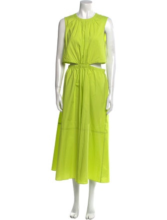 Proenza Schouler White Label Crew Neck Long Dress