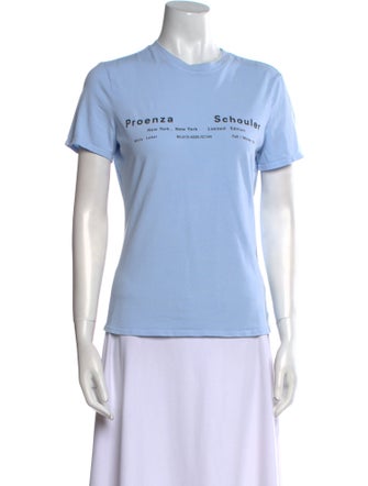 Proenza Schouler White Label Graphic Print Crew Neck T-Shirt