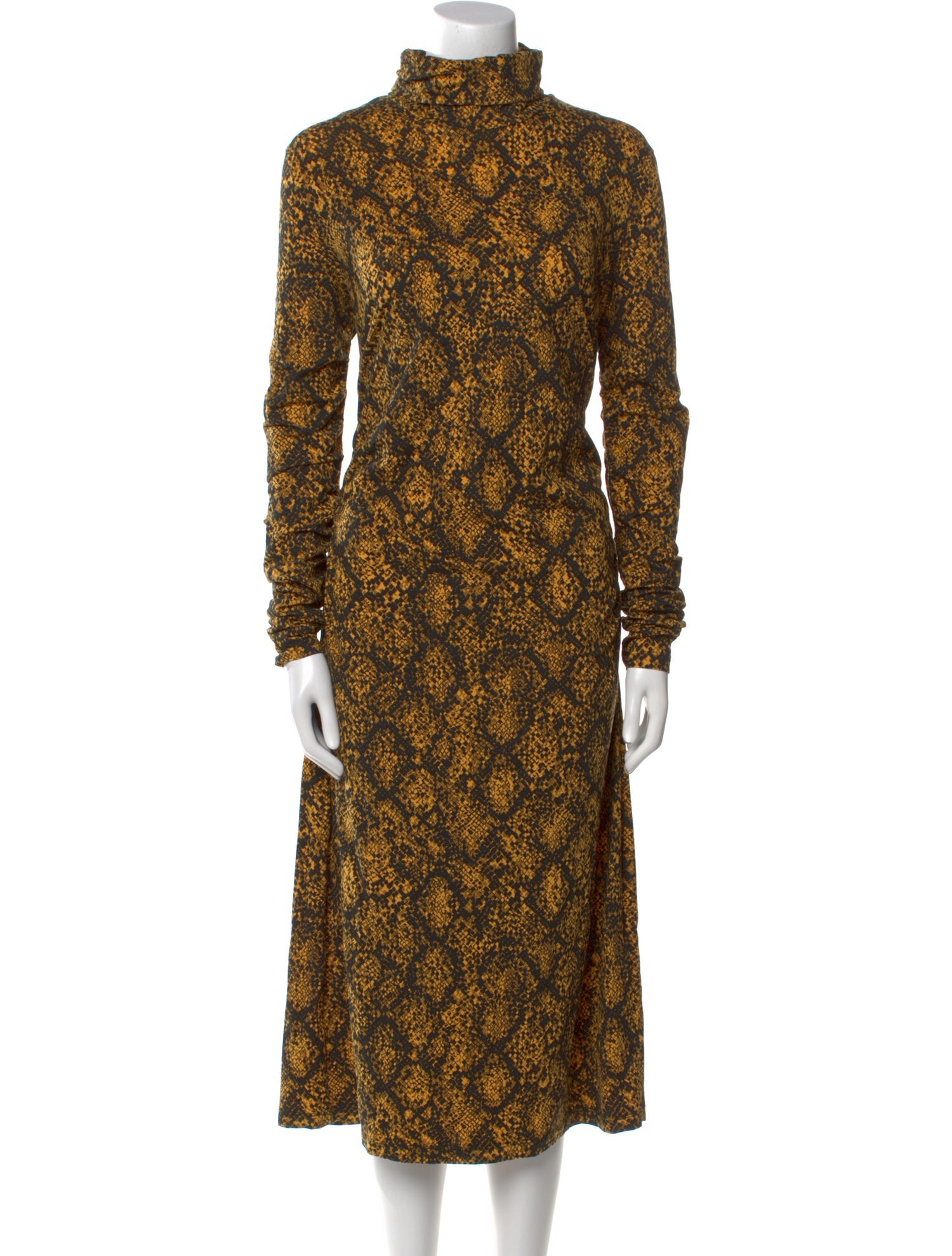 Proenza Schouler White Label Animal Print Midi Length Dress