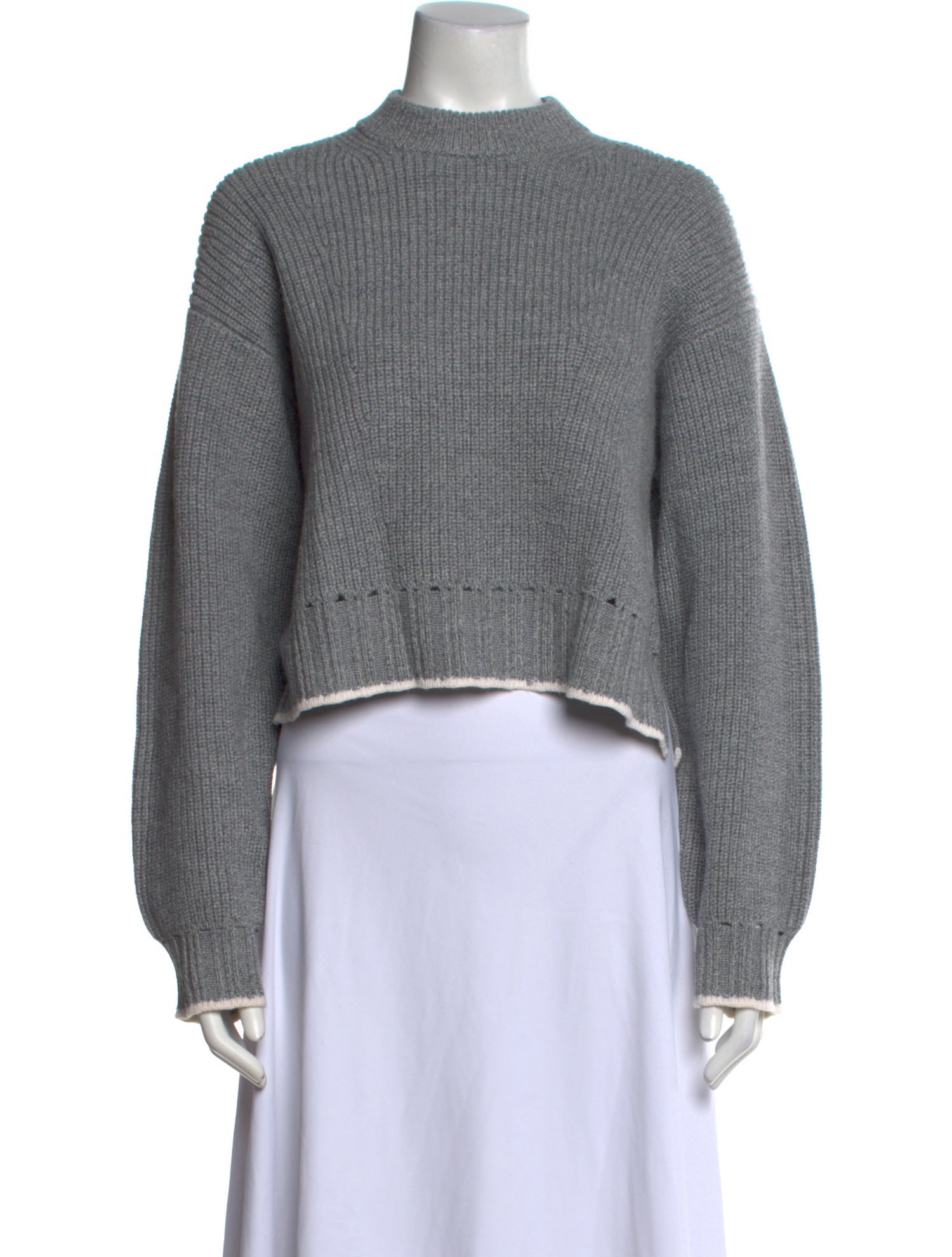 Proenza Schouler White Label Wool Mock Neck Sweater