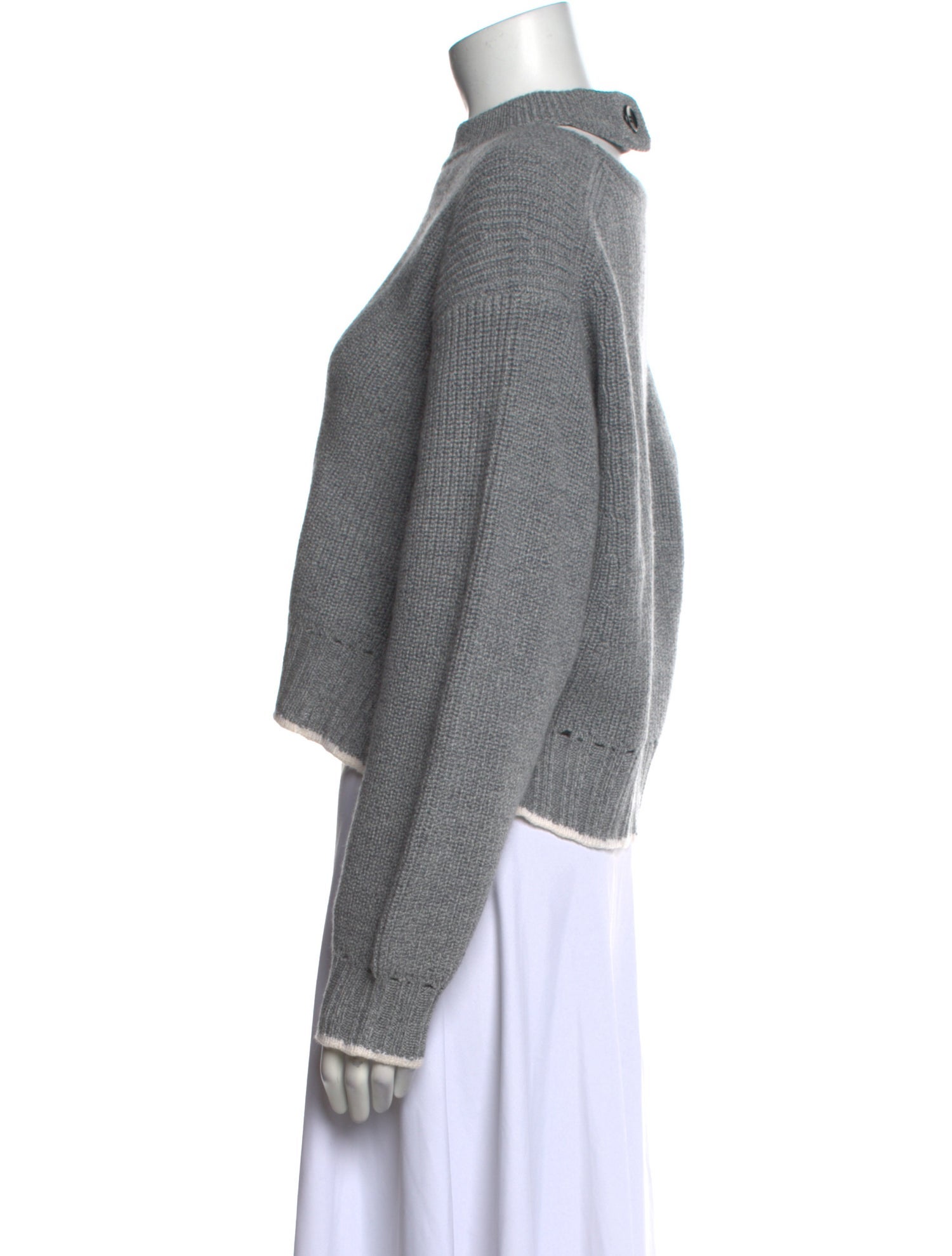 Proenza Schouler White Label Wool Mock Neck Sweater