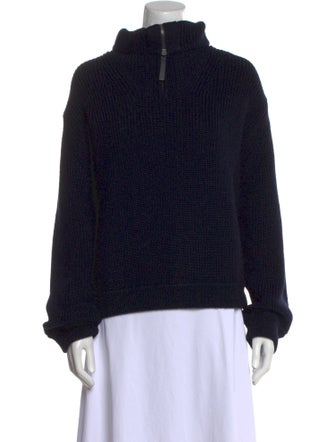 Proenza Schouler White Label Wool Mock Neck Sweater