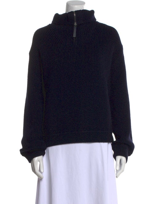 Proenza Schouler White Label Wool Mock Neck Sweater