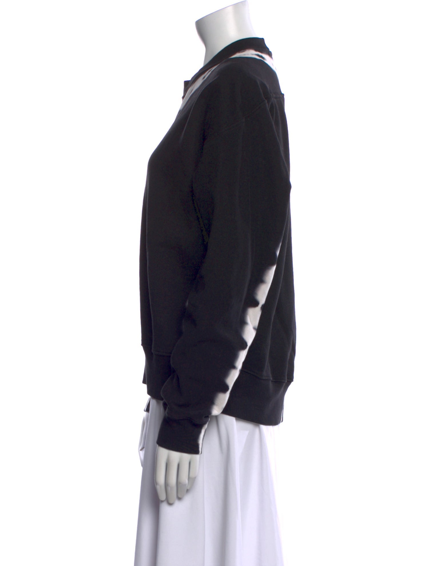 Proenza Schouler White Label Mock Neck Long Sleeve Sweatshirt