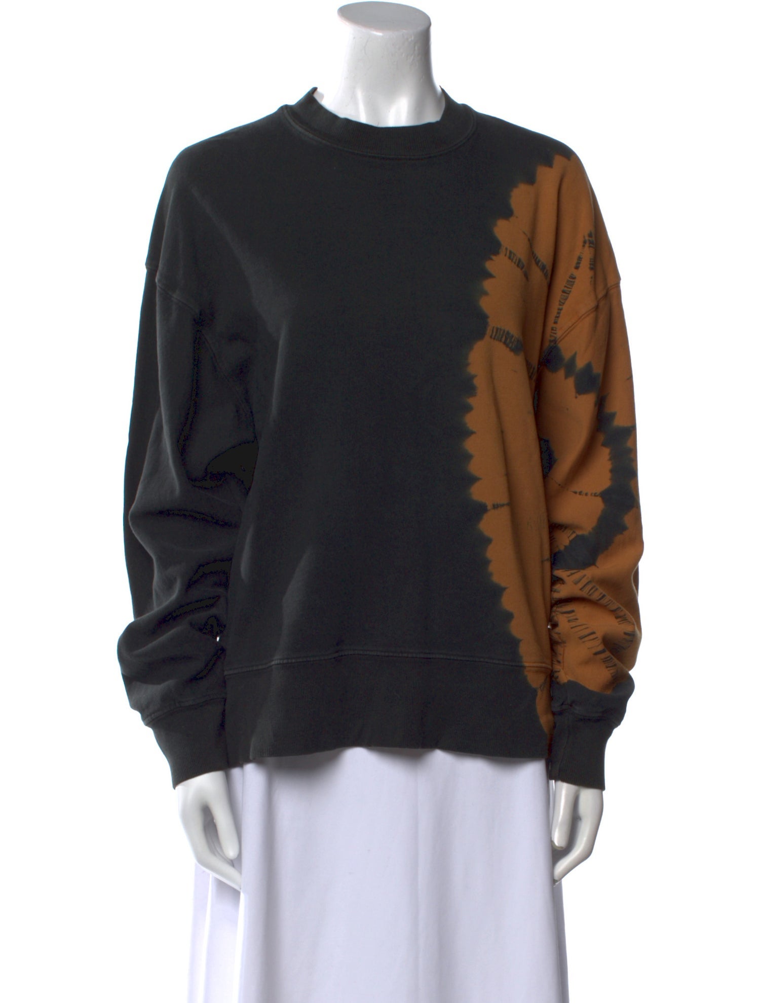 Proenza Schouler White Label Tie-Dye Print Crew Neck Sweatshirt