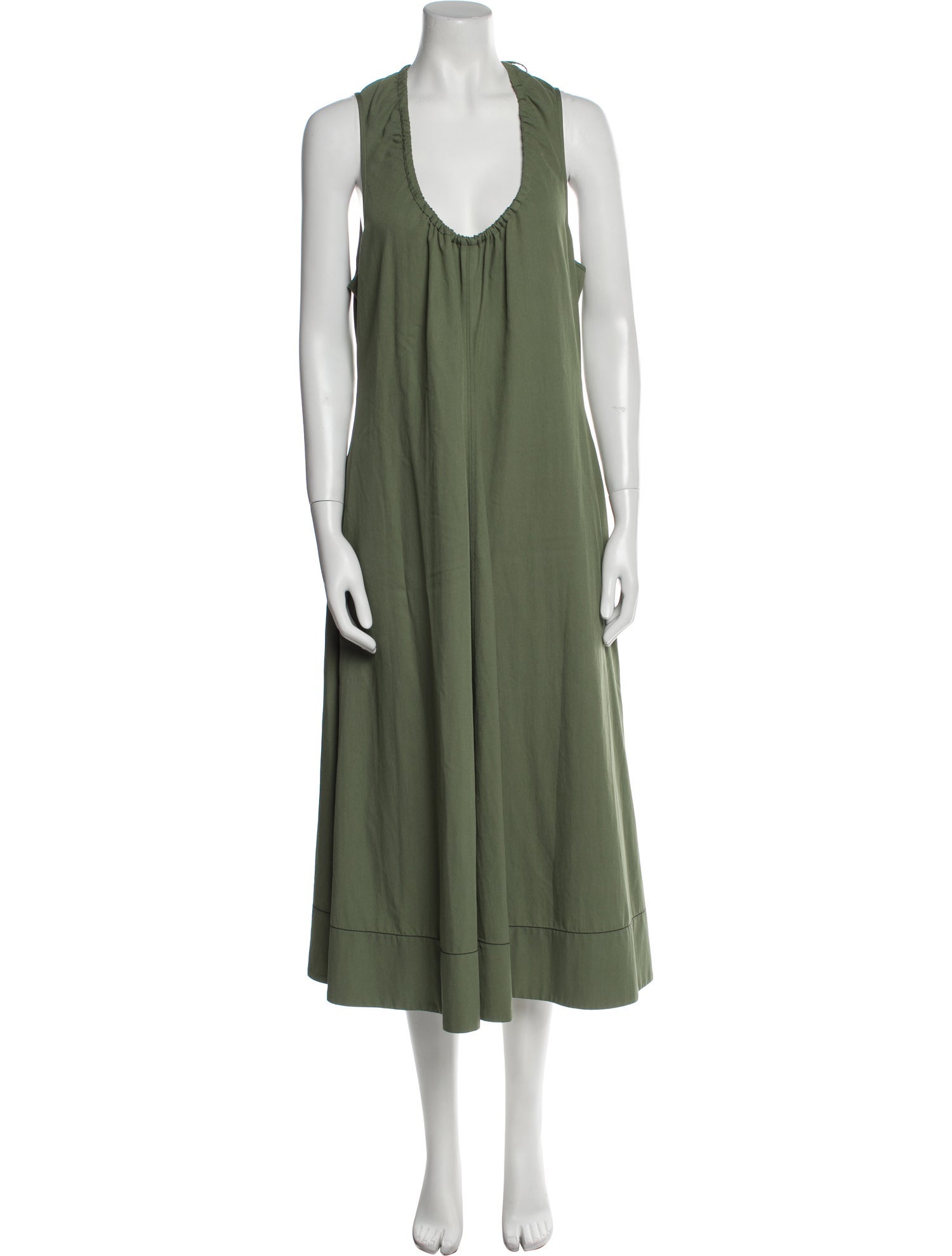 Proenza Schouler White Label Scoop Neck Long Dress