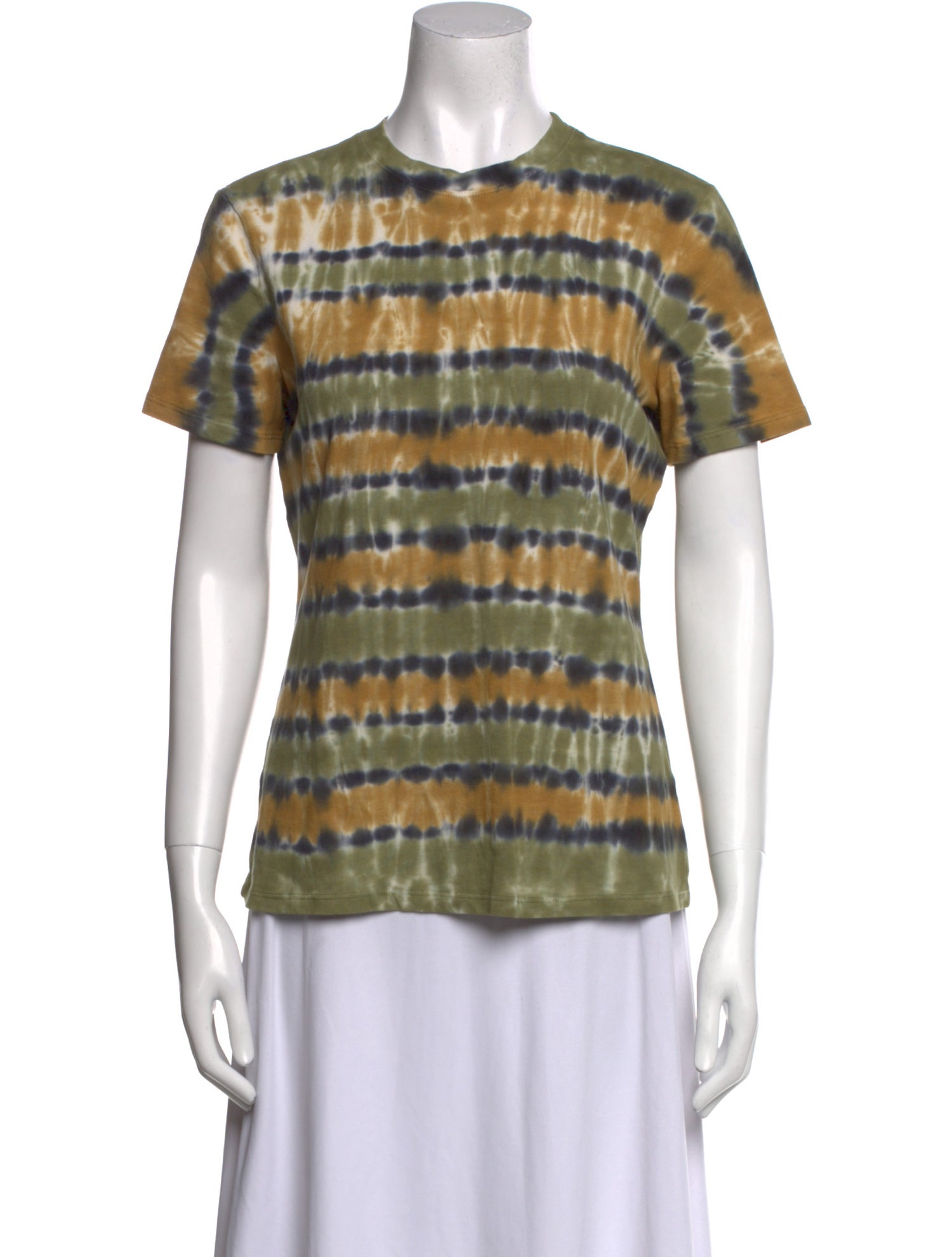 Proenza Schouler White Label Striped Crew Neck T-Shirt