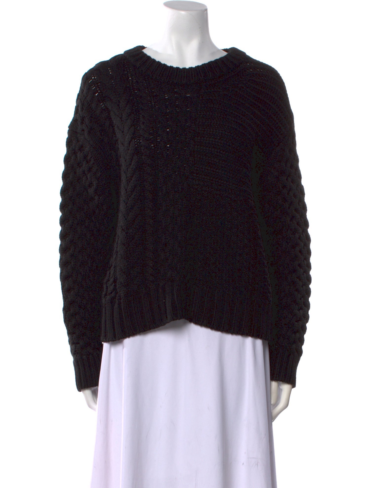Proenza Schouler White Label Wool Scoop Neck Sweater