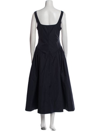 Proenza Schouler White Label Scoop Neck Long Dress