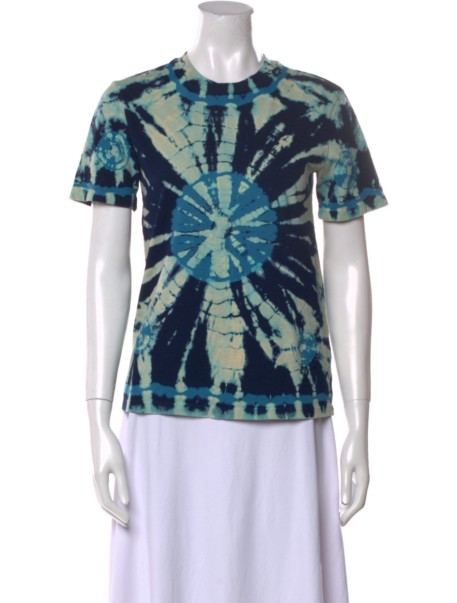 Proenza Schouler White Label Tie-Dye Print Crew Neck T-Shirt