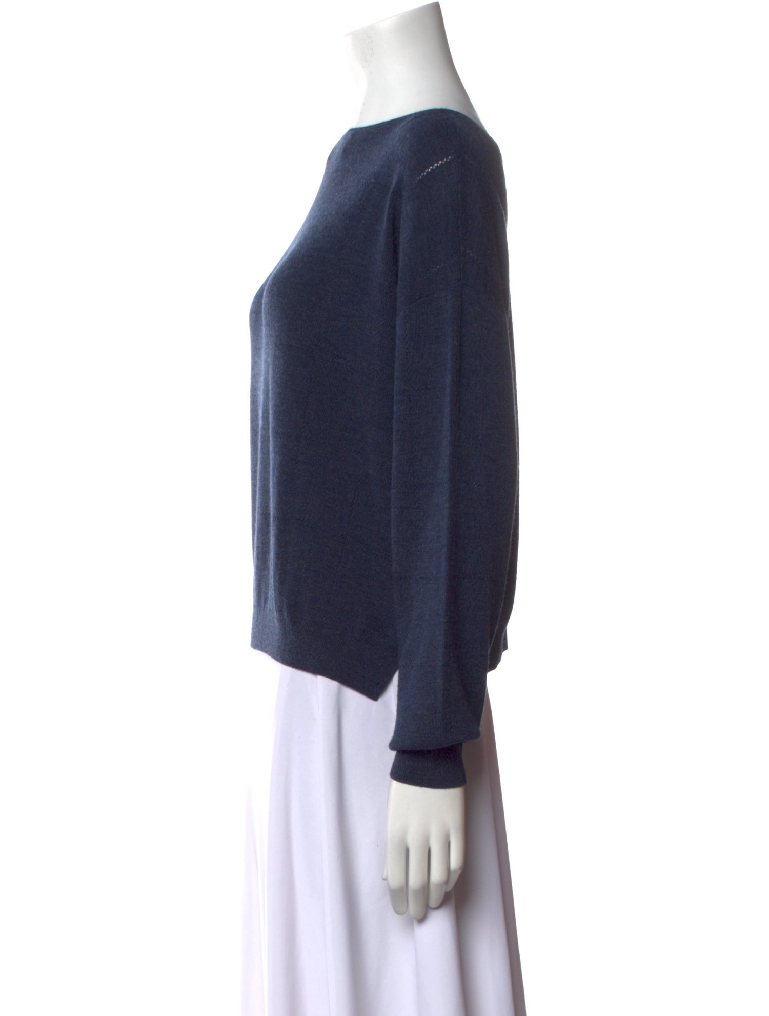 Proenza Schouler White Label Wool Bateau Neckline Sweater
