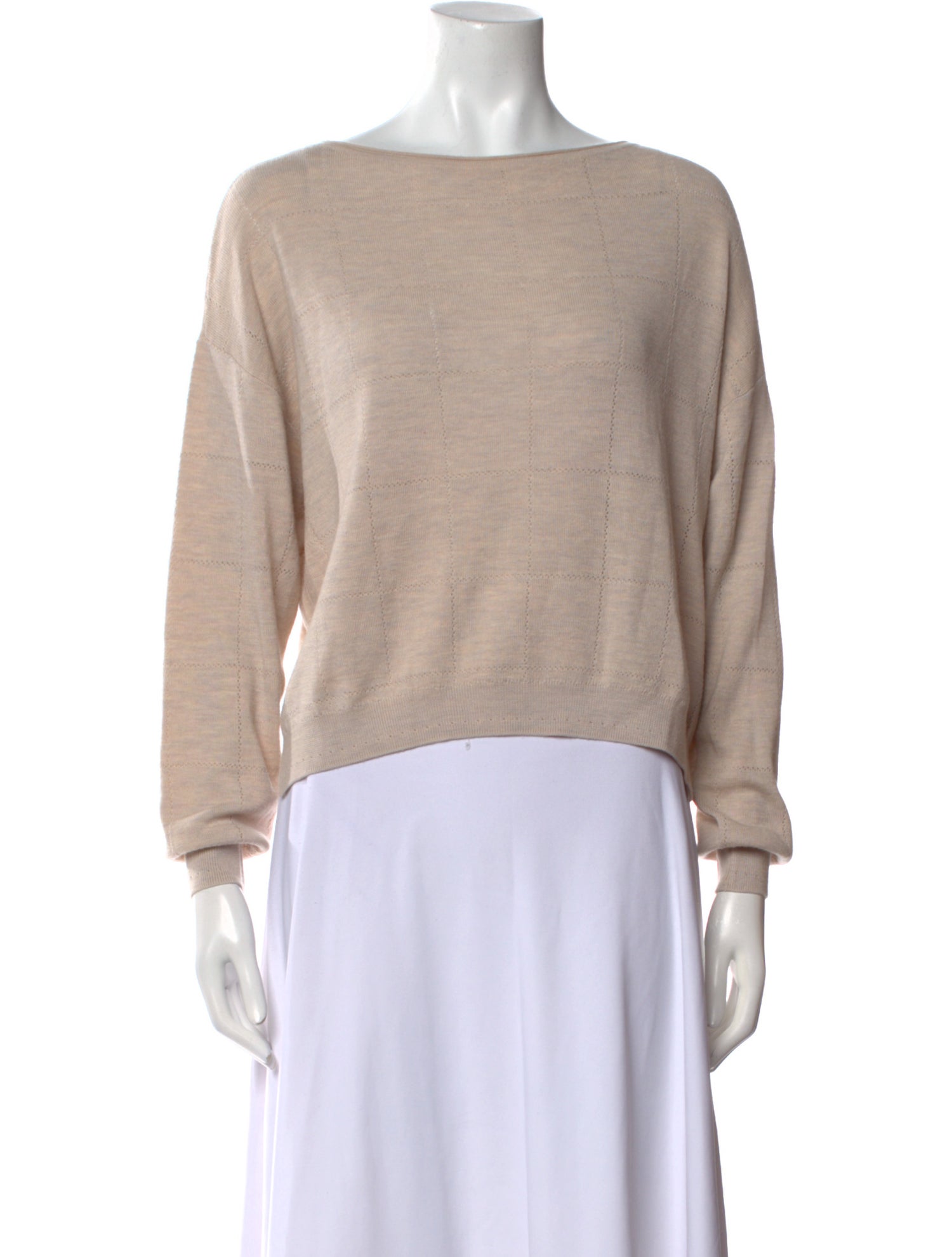 Proenza Schouler White Label Wool Bateau Neckline Sweater