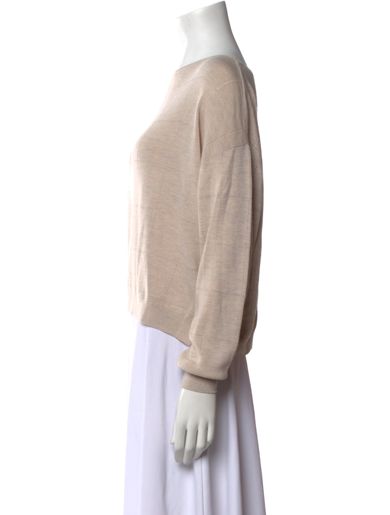 Proenza Schouler White Label Wool Bateau Neckline Sweater