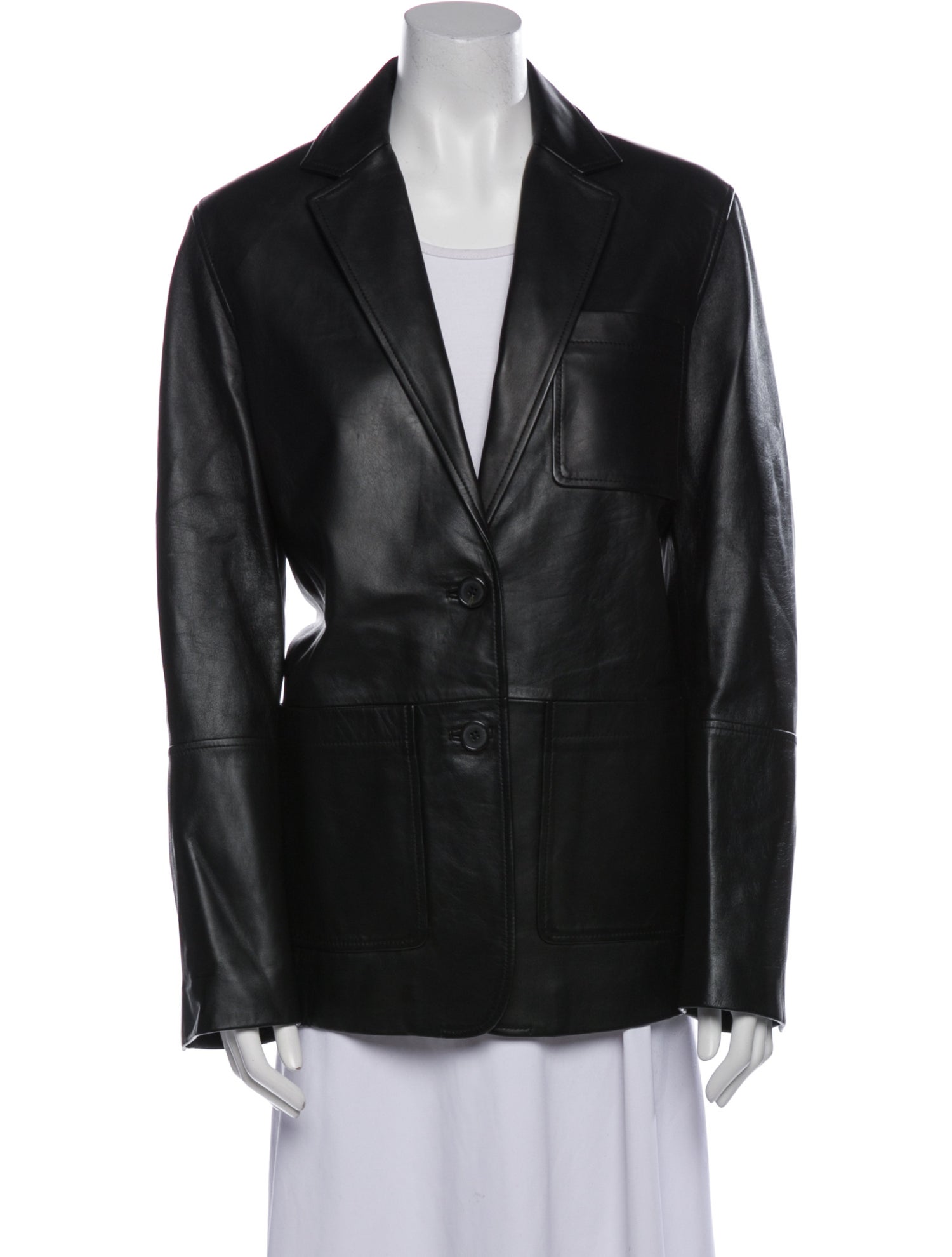 Proenza Schouler White Label Leather Blazer