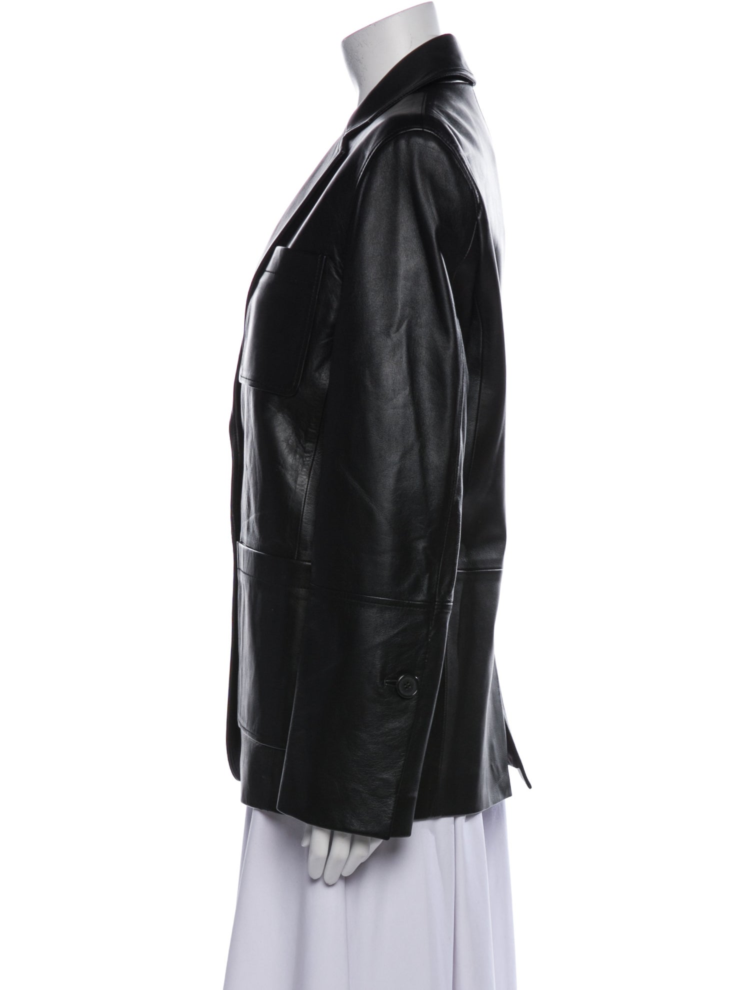 Proenza Schouler White Label Leather Blazer