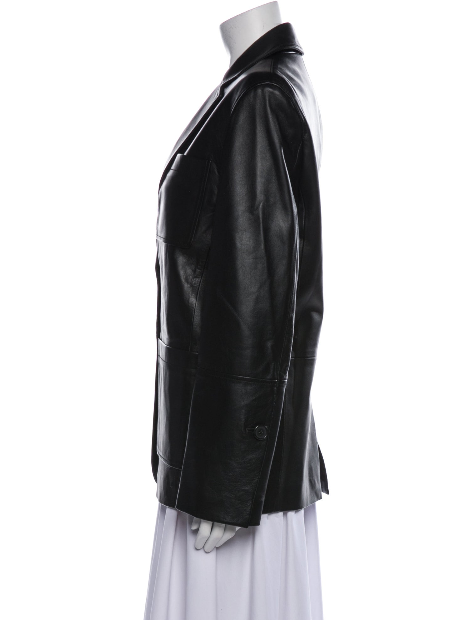Proenza Schouler White Label Leather Blazer