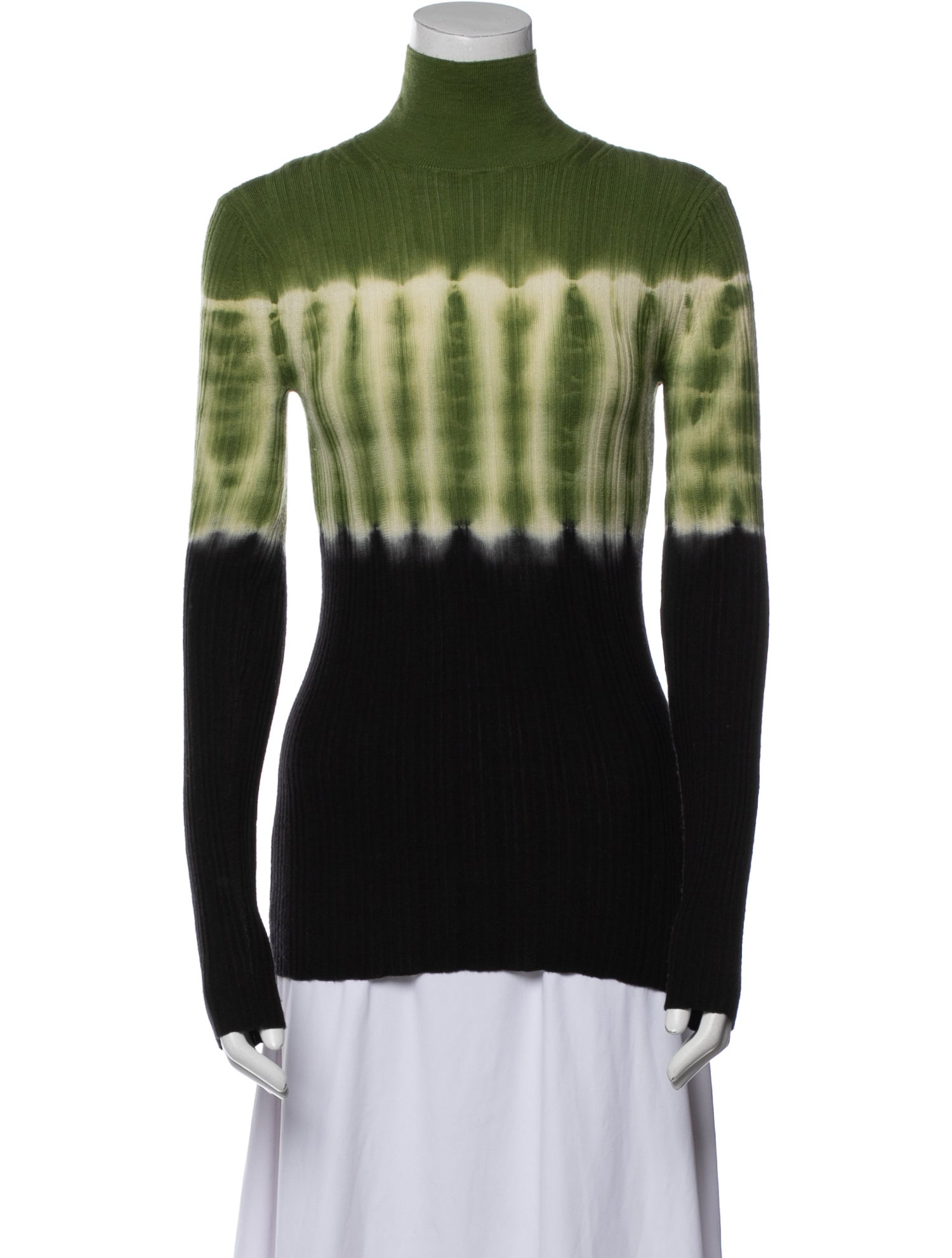 Proenza Schouler White Label Wool Tie-Dye Print Sweater