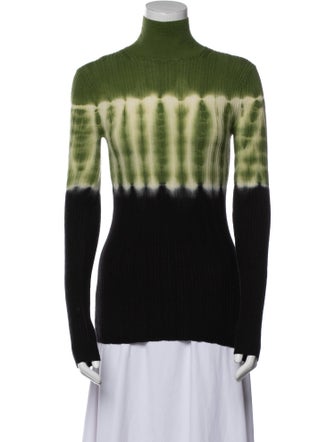 Proenza Schouler White Label Wool Tie-Dye Print Sweater