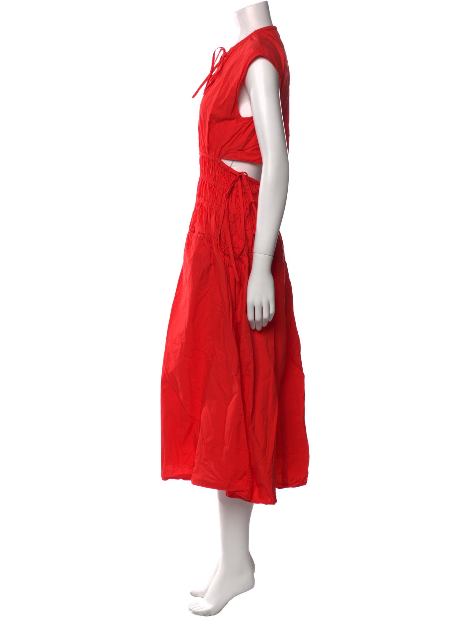 Proenza Schouler White Label Crew Neck Long Dress