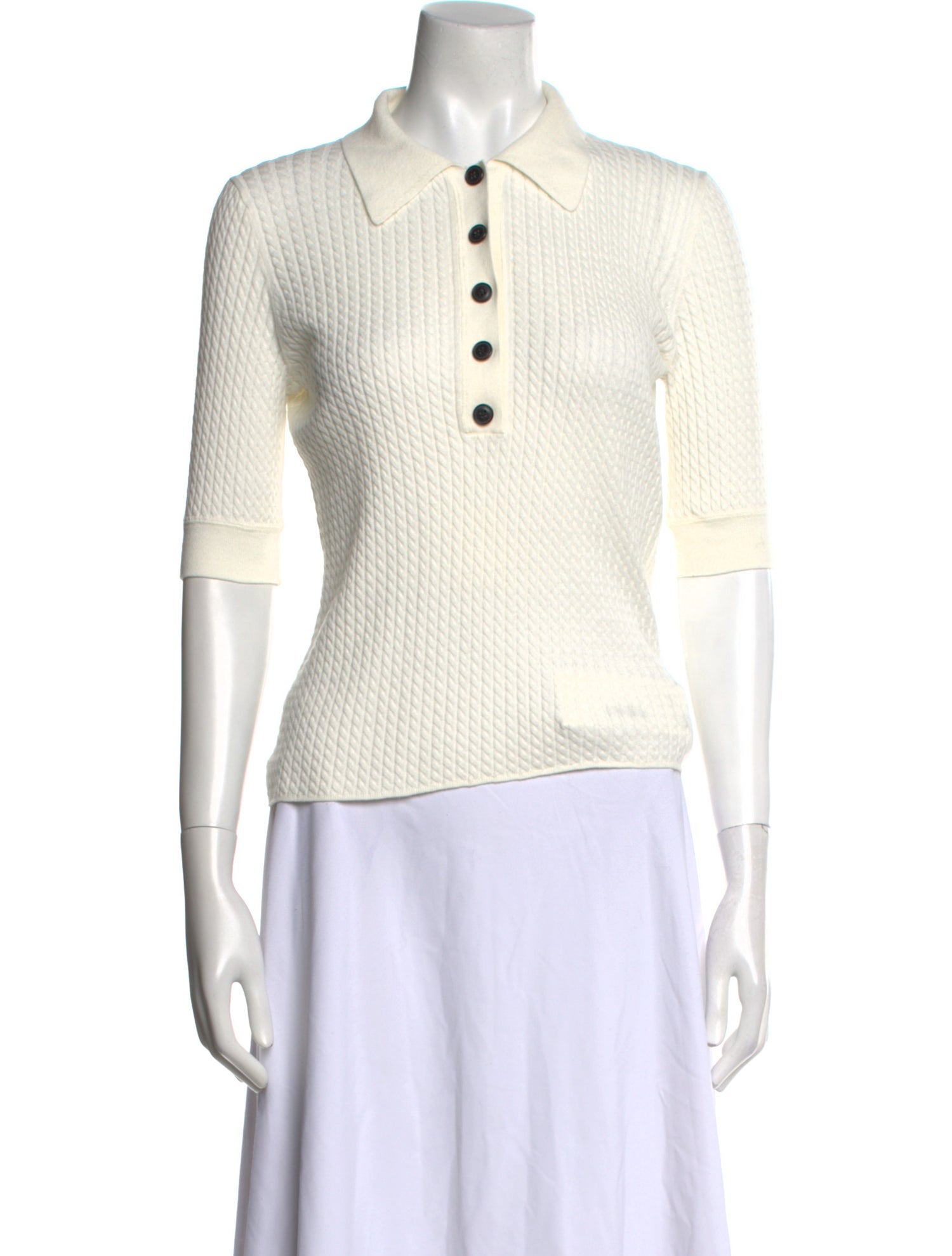 Proenza Schouler White Label Short Sleeve Polo w/ Tags