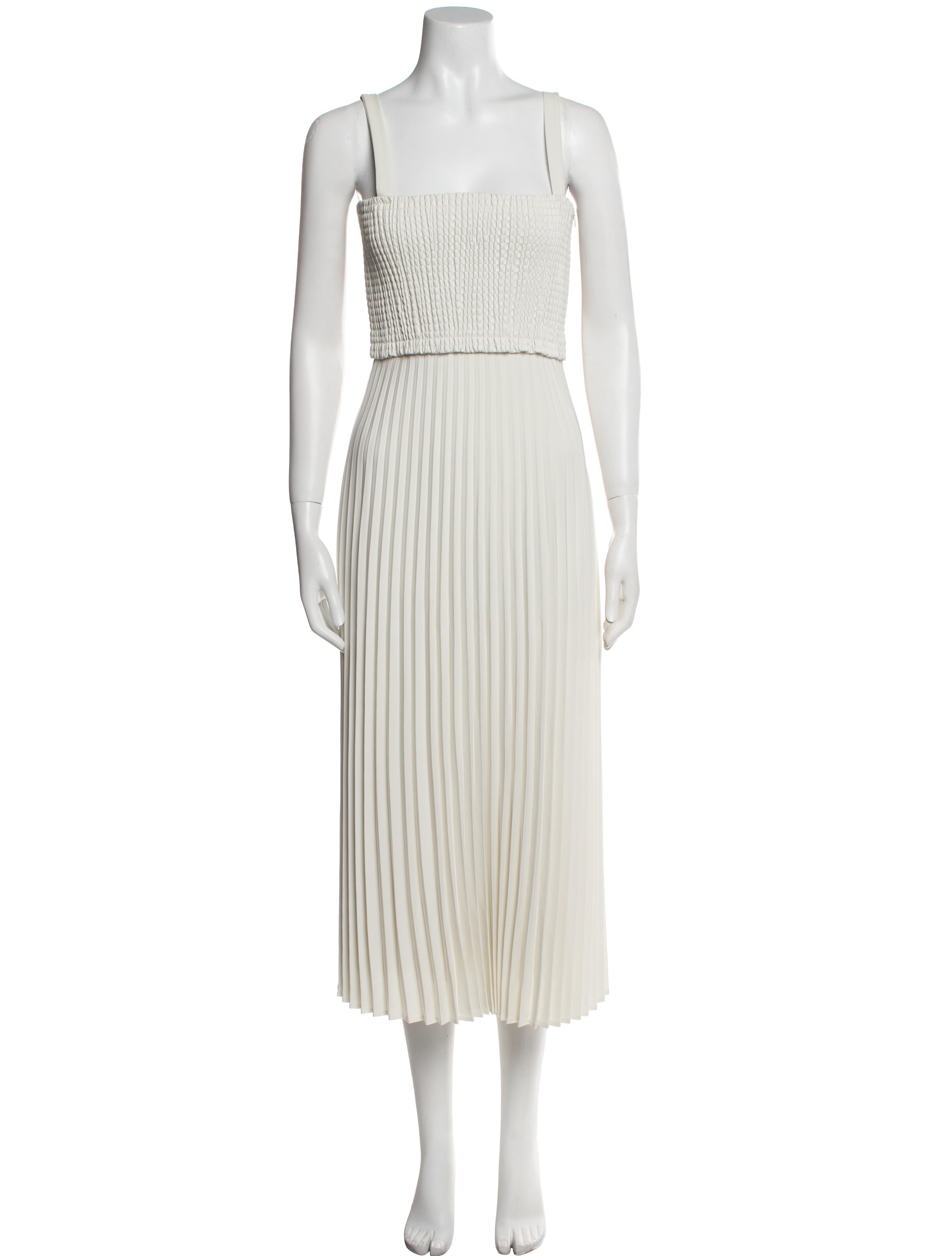 Proenza Schouler White Label Square Neckline Long Dress