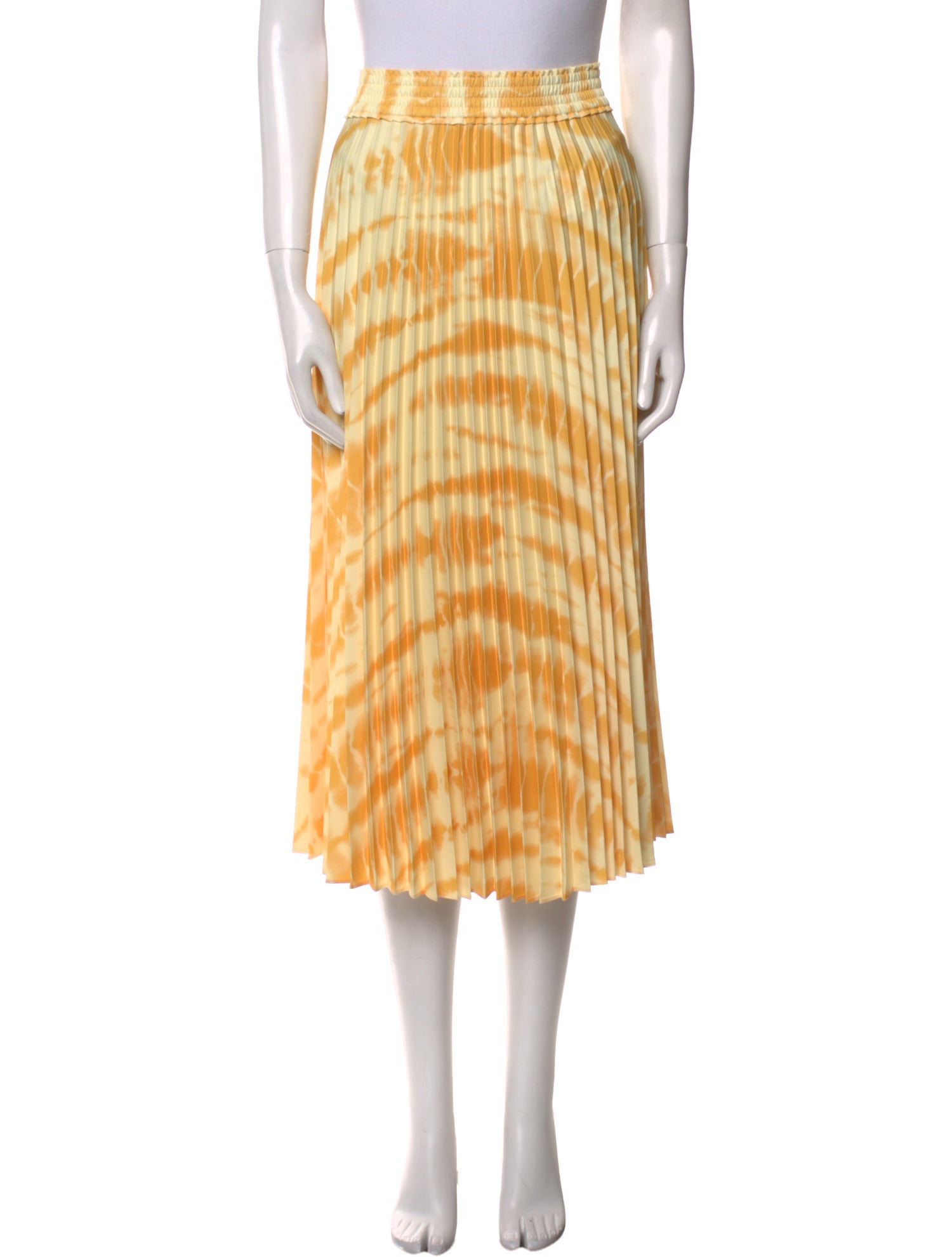 Proenza Schouler White Label Tie-Dye Print Midi Length Skirt