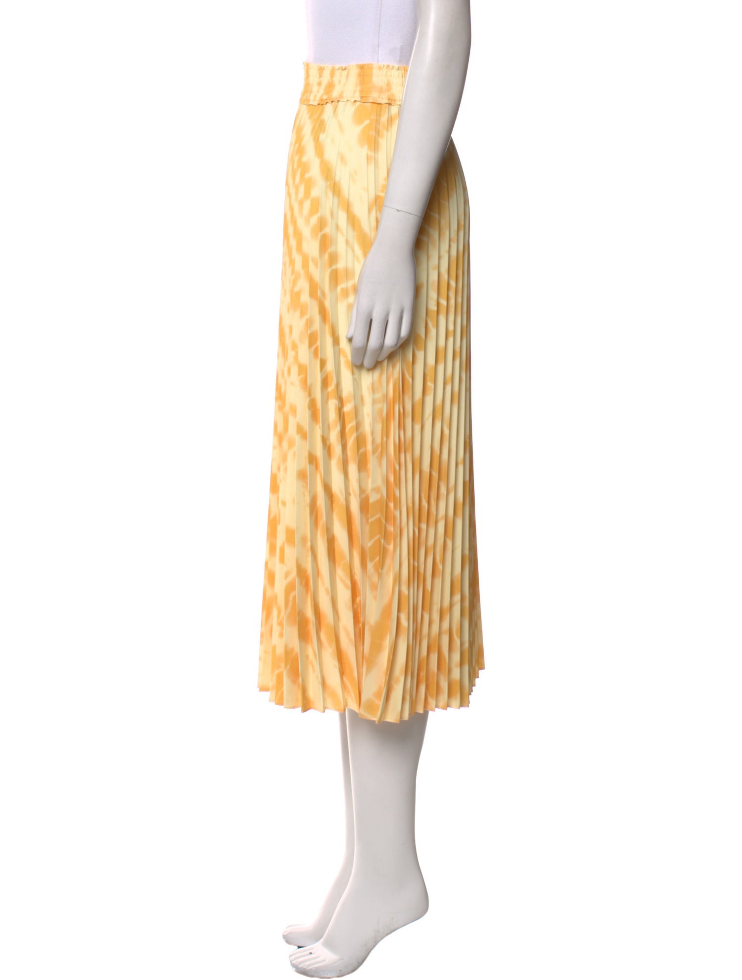 Proenza Schouler White Label Tie-Dye Print Midi Length Skirt