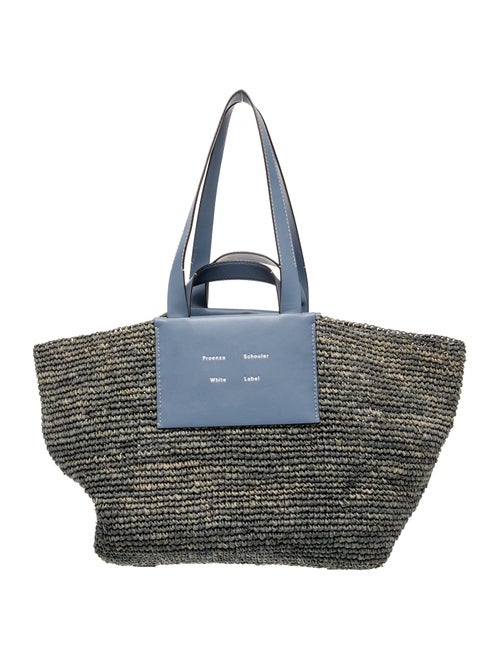 Proenza Schouler White Label Raffia Shoulder Bag