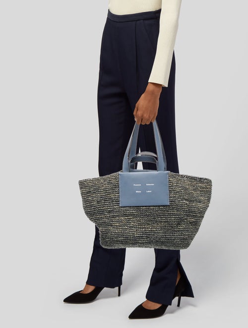 Proenza Schouler White Label Raffia Shoulder Bag