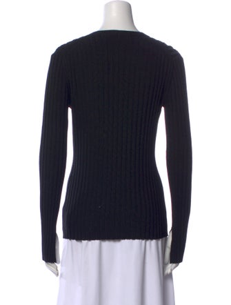Proenza Schouler White Label V-Neck Long Sleeve Top