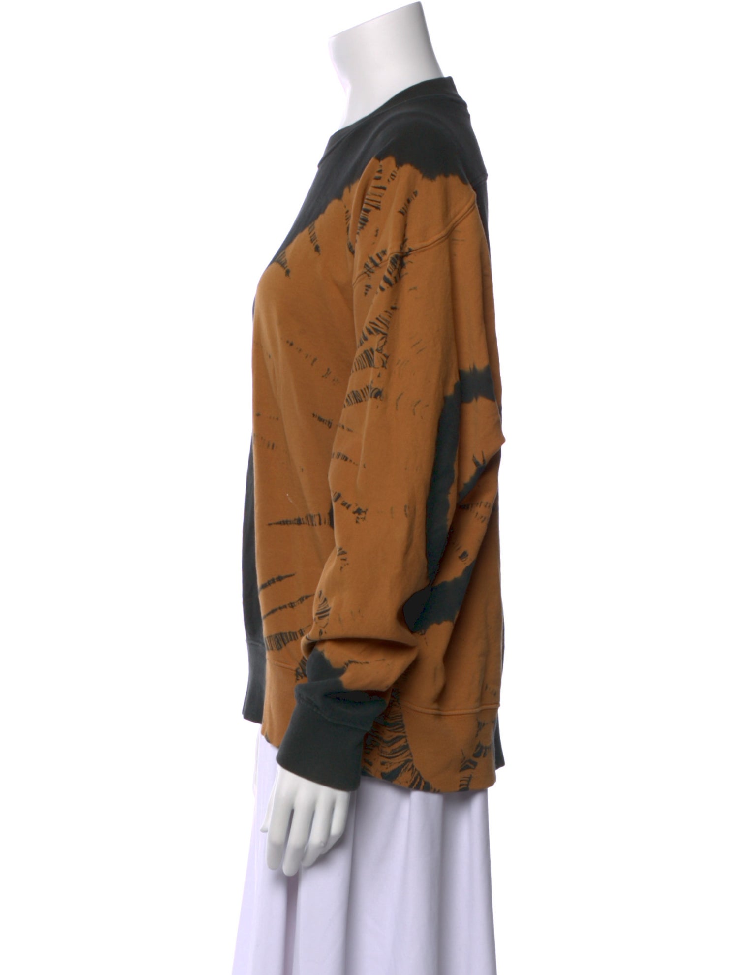 Proenza Schouler White Label Tie-Dye Print Crew Neck Sweater