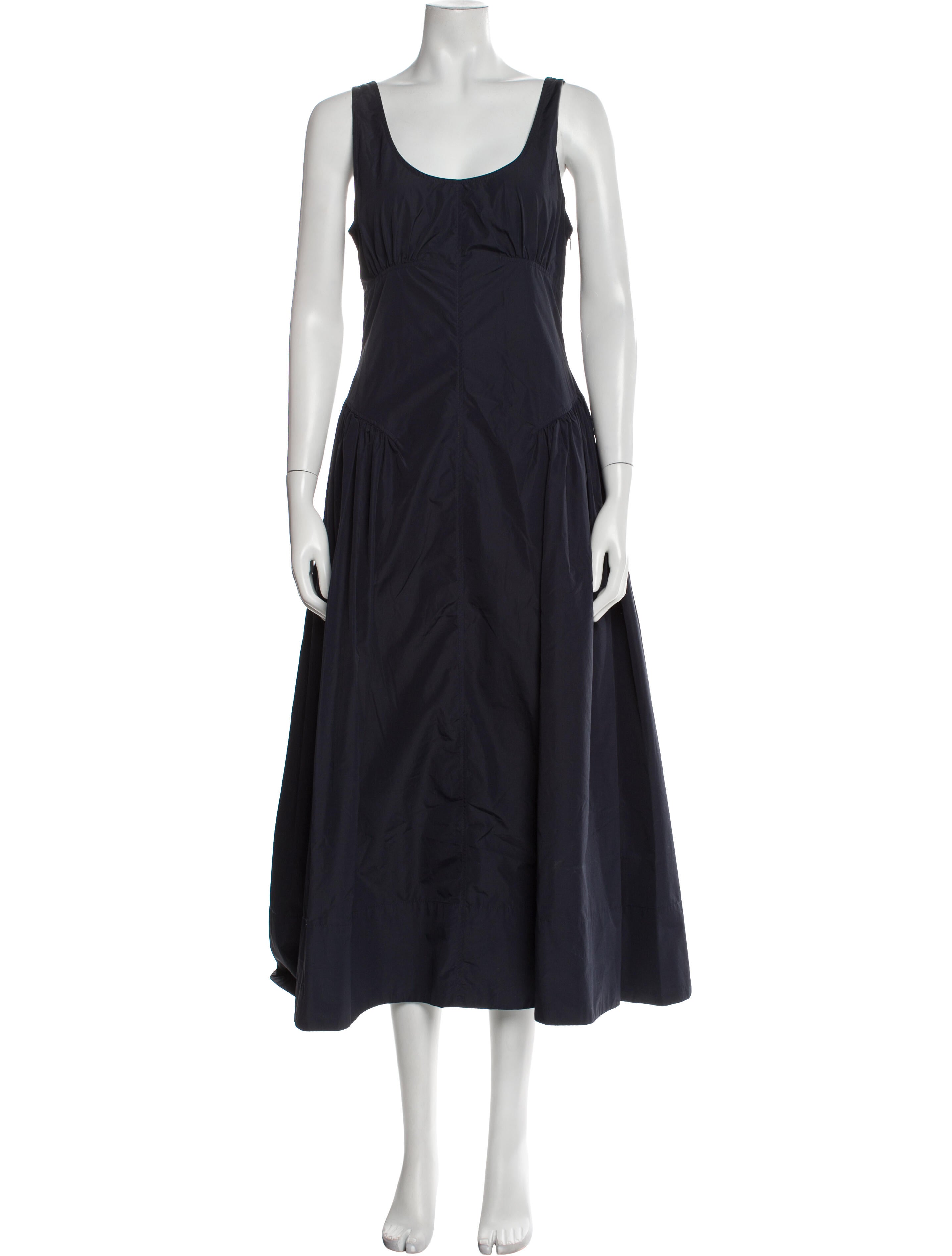 Proenza Schouler White Label Scoop Neck Long Dress