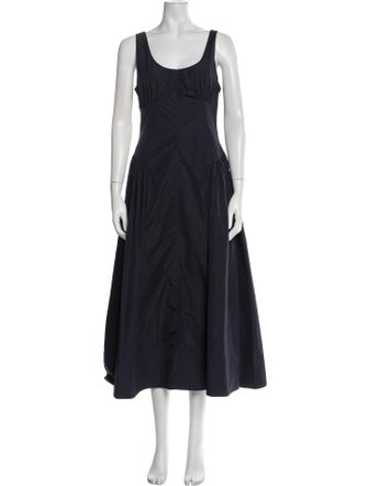 Proenza Schouler White Label Scoop Neck Long Dress