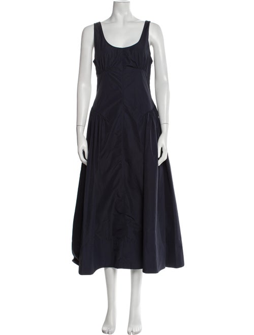 Proenza Schouler White Label Scoop Neck Long Dress