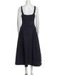 Proenza Schouler White Label Scoop Neck Long Dress