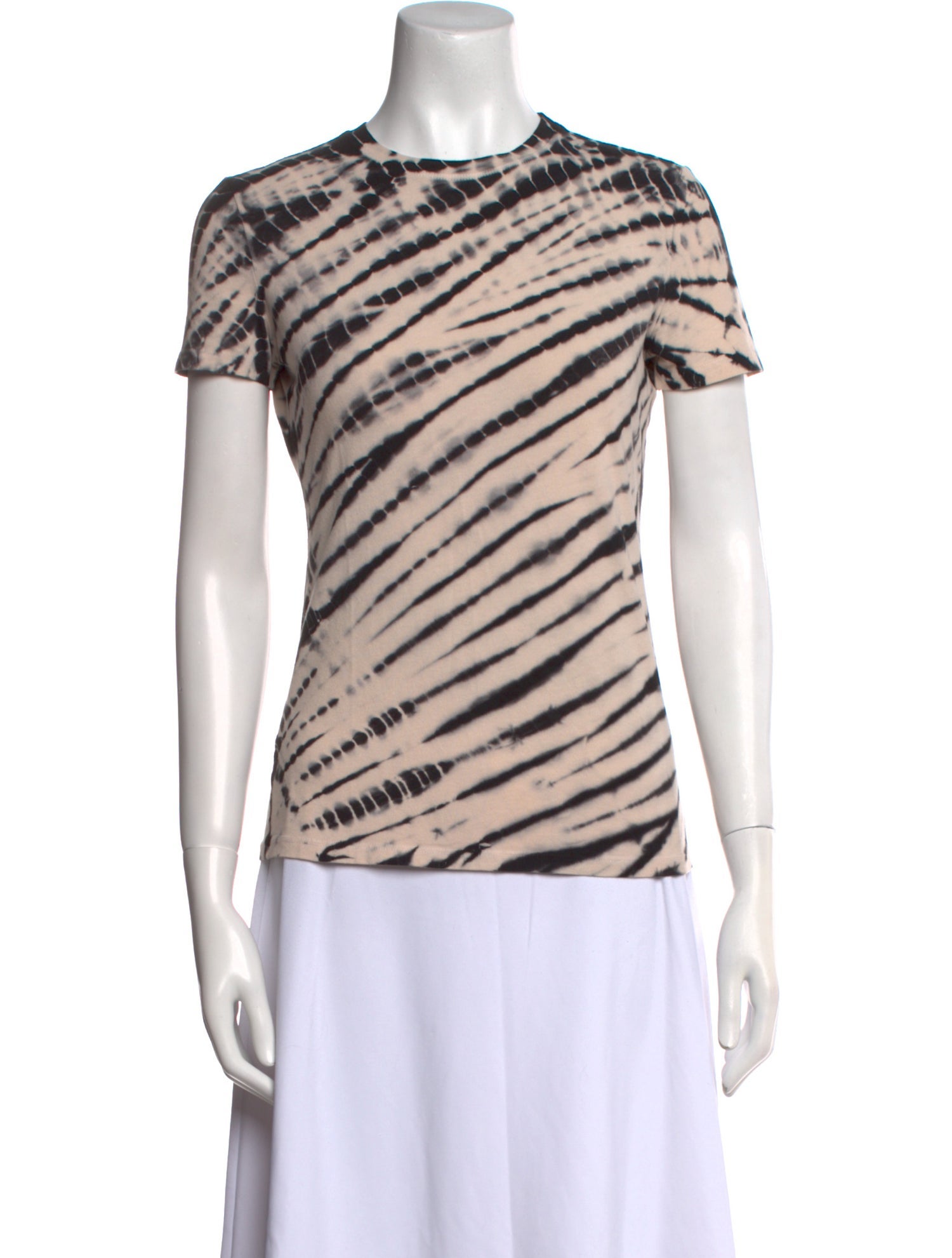 Proenza Schouler White Label Tie-Dye Print Crew Neck T-Shirt