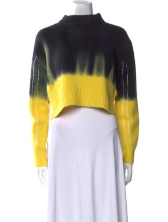 Proenza Schouler White Label Wool Tie-Dye Print Sweater