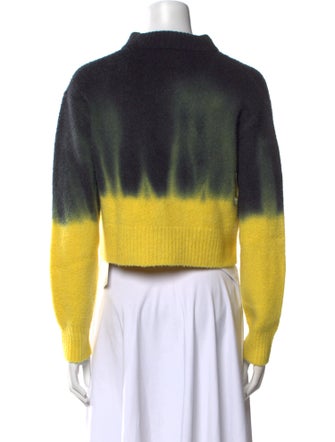 Proenza Schouler White Label Wool Tie-Dye Print Sweater