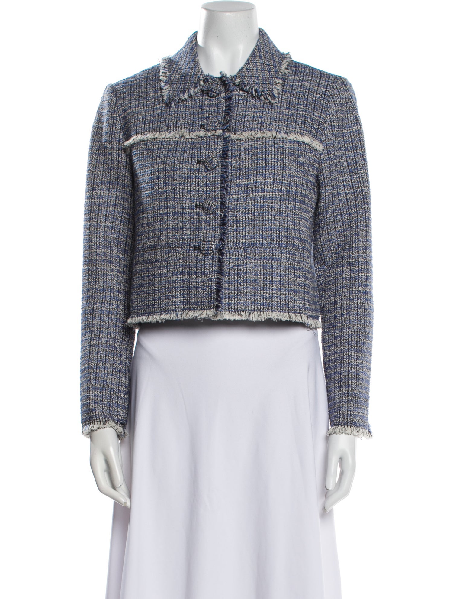 Proenza Schouler White Label Tweed Pattern Jacket