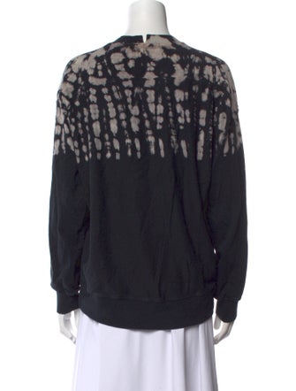 Proenza Schouler White Label Tie-Dye Print Crew Neck Sweatshirt