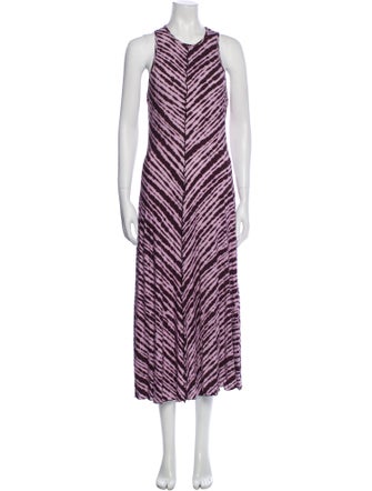Proenza Schouler White Label Striped Long Dress