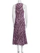Proenza Schouler White Label Striped Long Dress