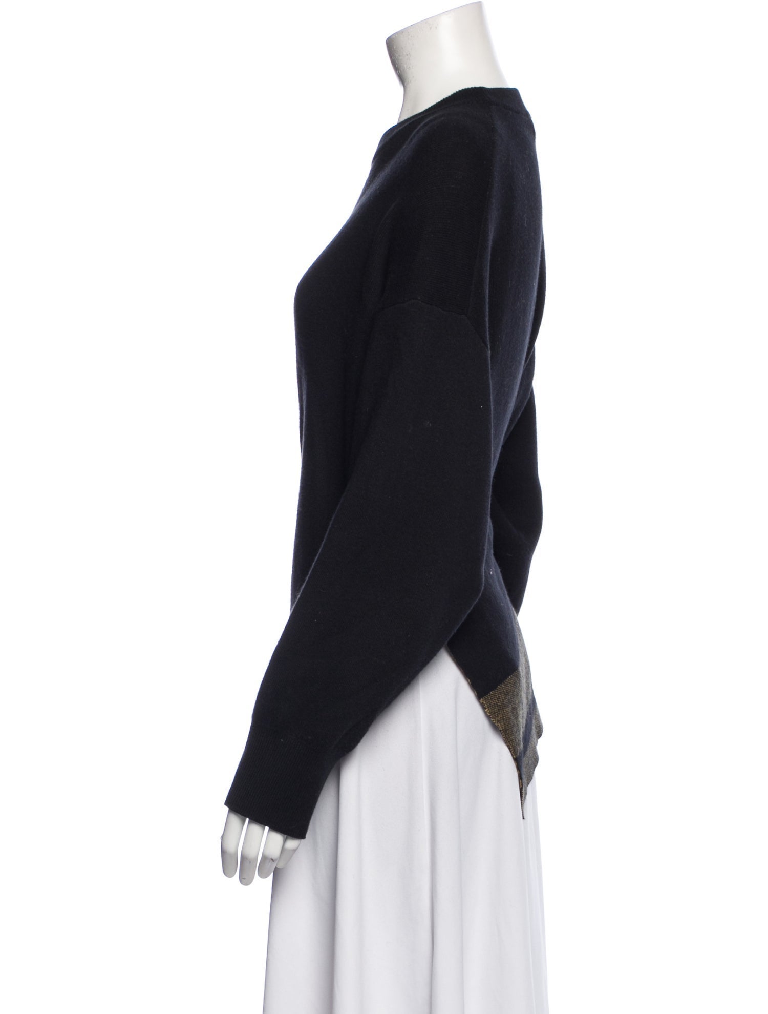 Proenza Schouler White Label Striped Crew Neck Sweater