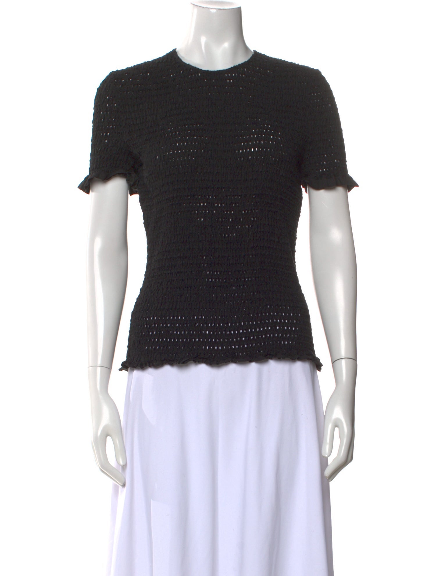 Proenza Schouler White Label Crew Neck Short Sleeve T-Shirt