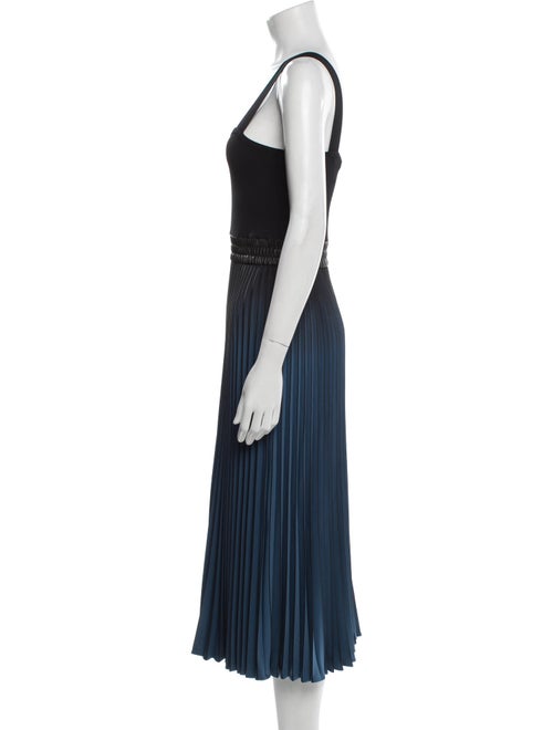 Proenza Schouler White Label Square Neckline Midi Length Dress