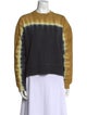 Proenza Schouler White Label Tie-Dye Print Crew Neck Sweatshirt