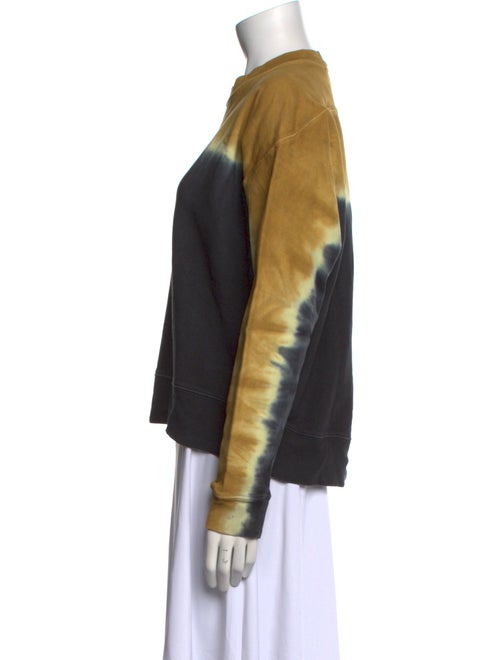 Proenza Schouler White Label Tie-Dye Print Crew Neck Sweatshirt