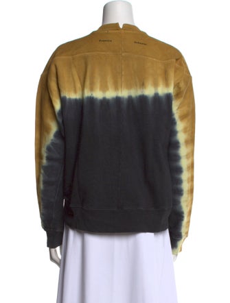 Proenza Schouler White Label Tie-Dye Print Crew Neck Sweatshirt