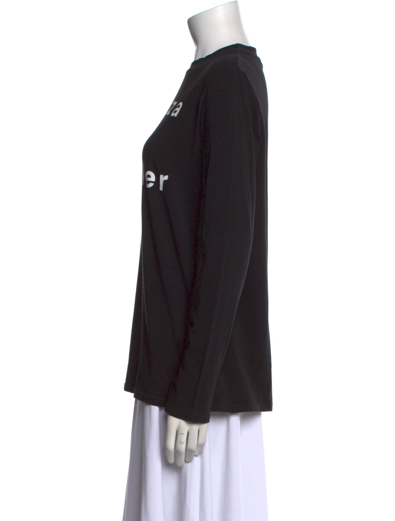 Proenza Schouler White Label Graphic Print Crew Neck Sweatshirt