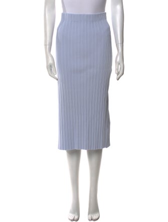 Proenza Schouler White Label Pleated Accents Midi Length Skirt